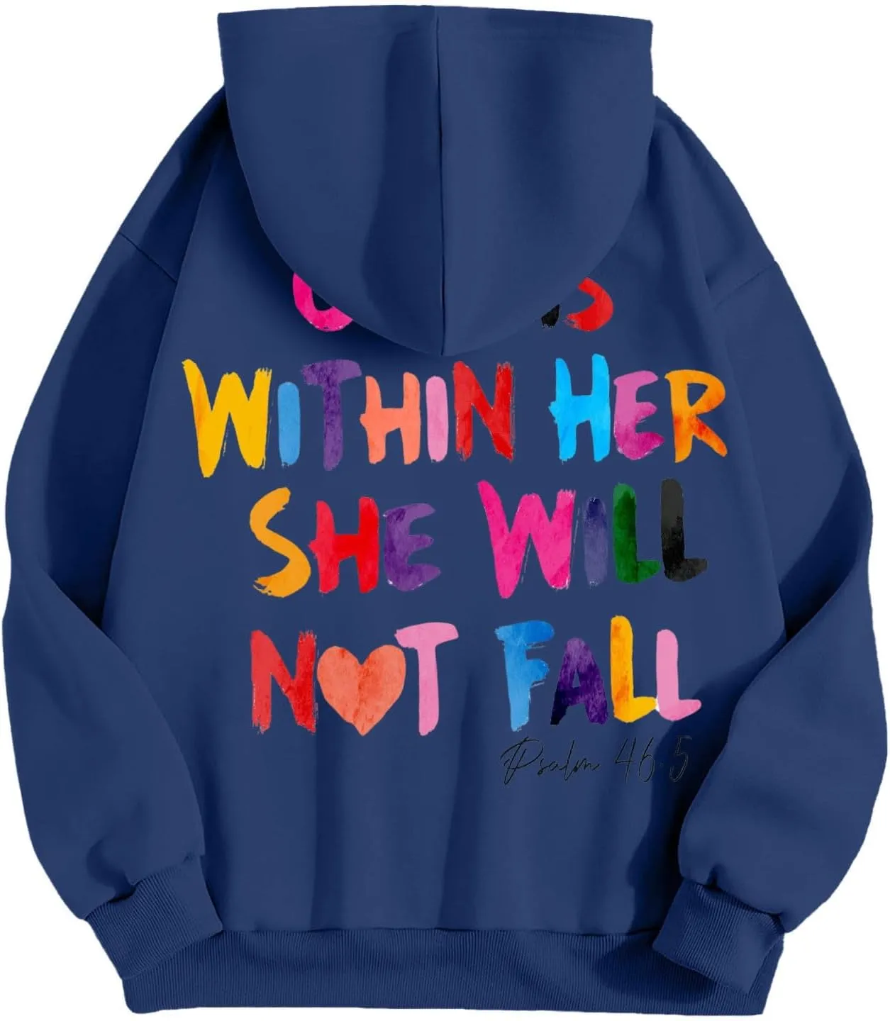 Jesus Christian Graphic Hoodies for Women Teen Girls Oversized Long Sleeve Trendy Casual Sweatshirts Y2K Weighted Pullover