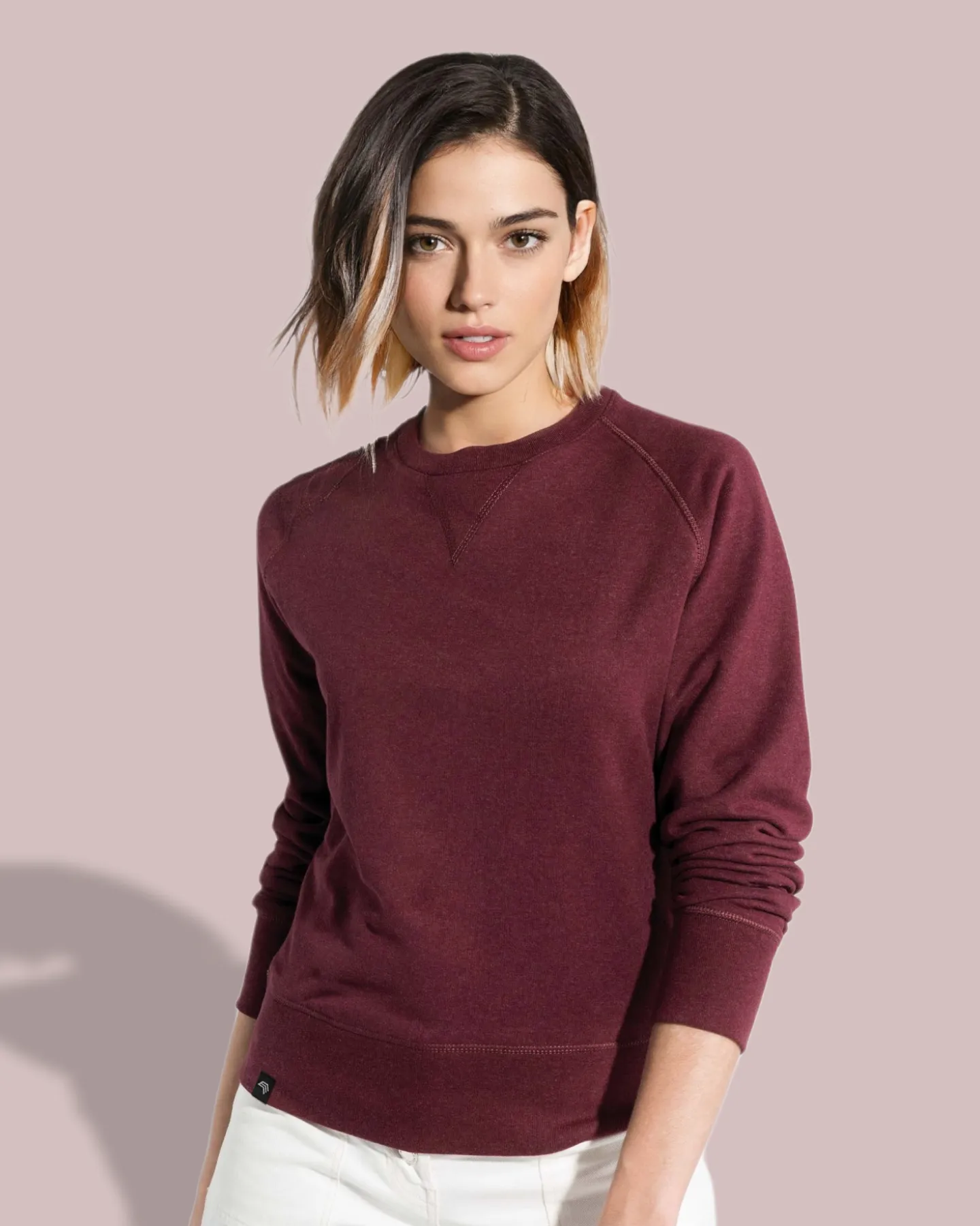 KRB K481 ― Damen Raglan Bio-Baumwolle Sweatshirt - Lemon Gelb