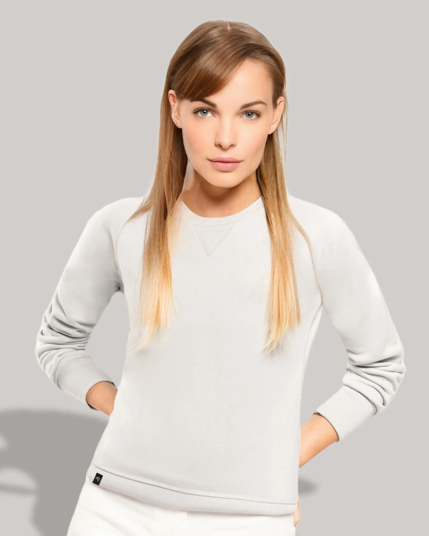 KRB K481 ― Damen Raglan Bio-Baumwolle Sweatshirt - Lemon Gelb