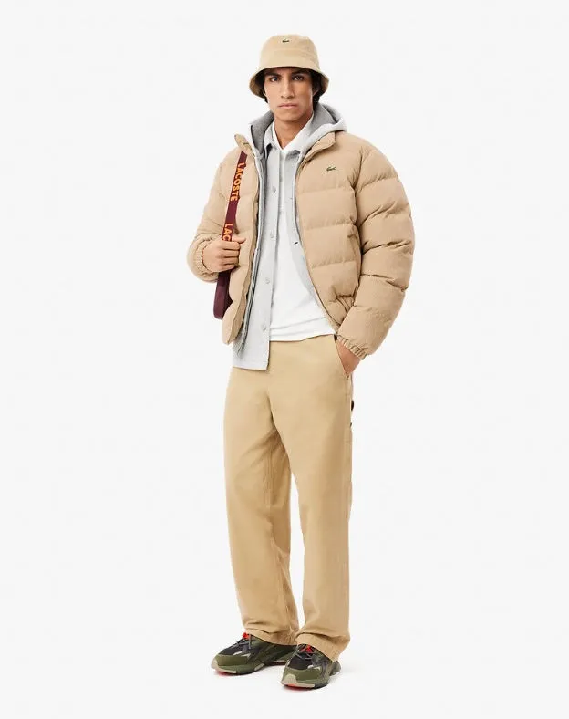 Lacoste Quilted Corduroy Puffed Jacket