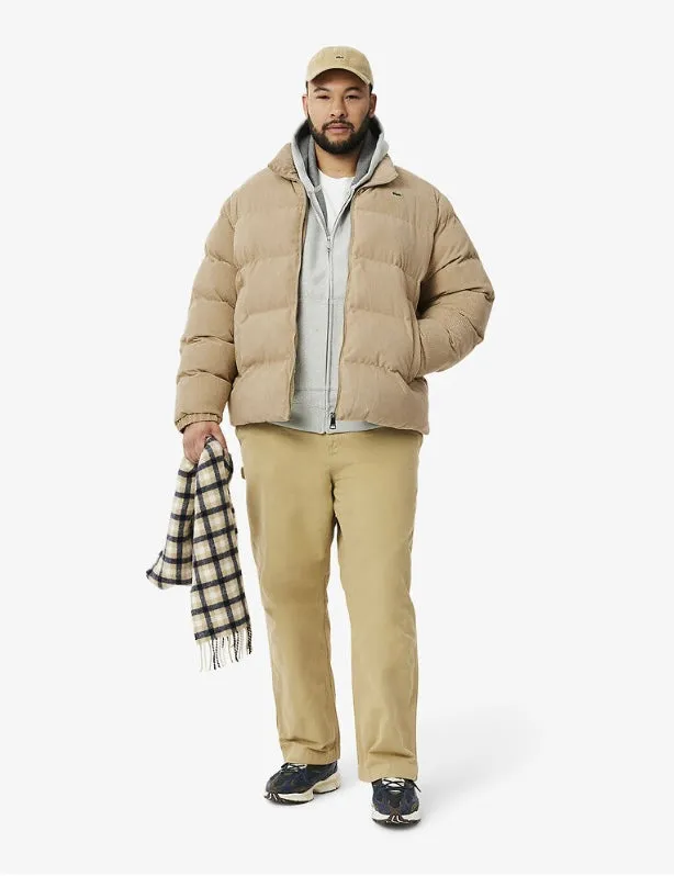 Lacoste Quilted Corduroy Puffed Jacket
