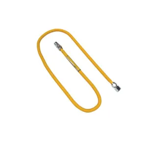 LASCO 10-1233 Water Heat Gas Flex Connector, 1/2 in, 60 in L, Threaded