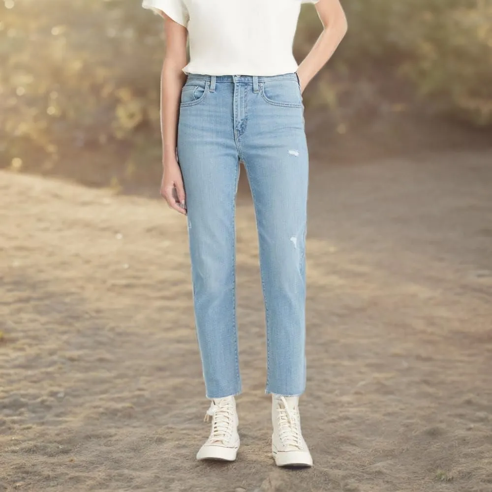 Levi's Women's 724 High Rise Straight Crop Jeans