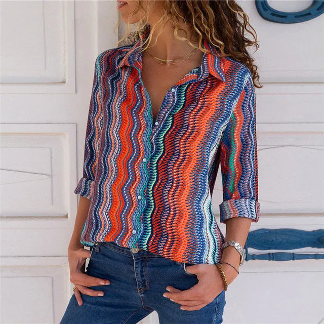 Long Sleeve Women Blouses