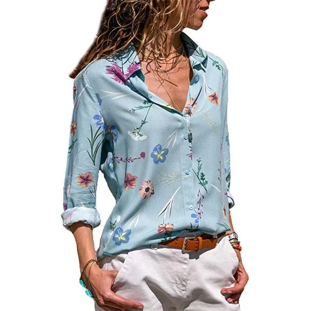 Long Sleeve Women Blouses
