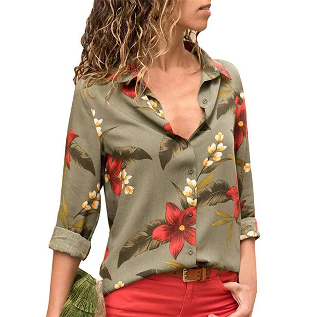 Long Sleeve Women Blouses