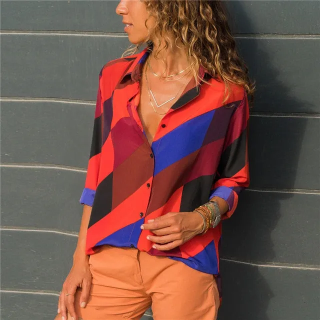 Long Sleeve Women Blouses