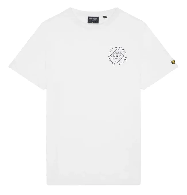 Lyle and Scott Mens Stamp T-Shirt White