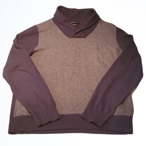 Marc Anthony Luxury Blend Slim Collared Sweater Size M