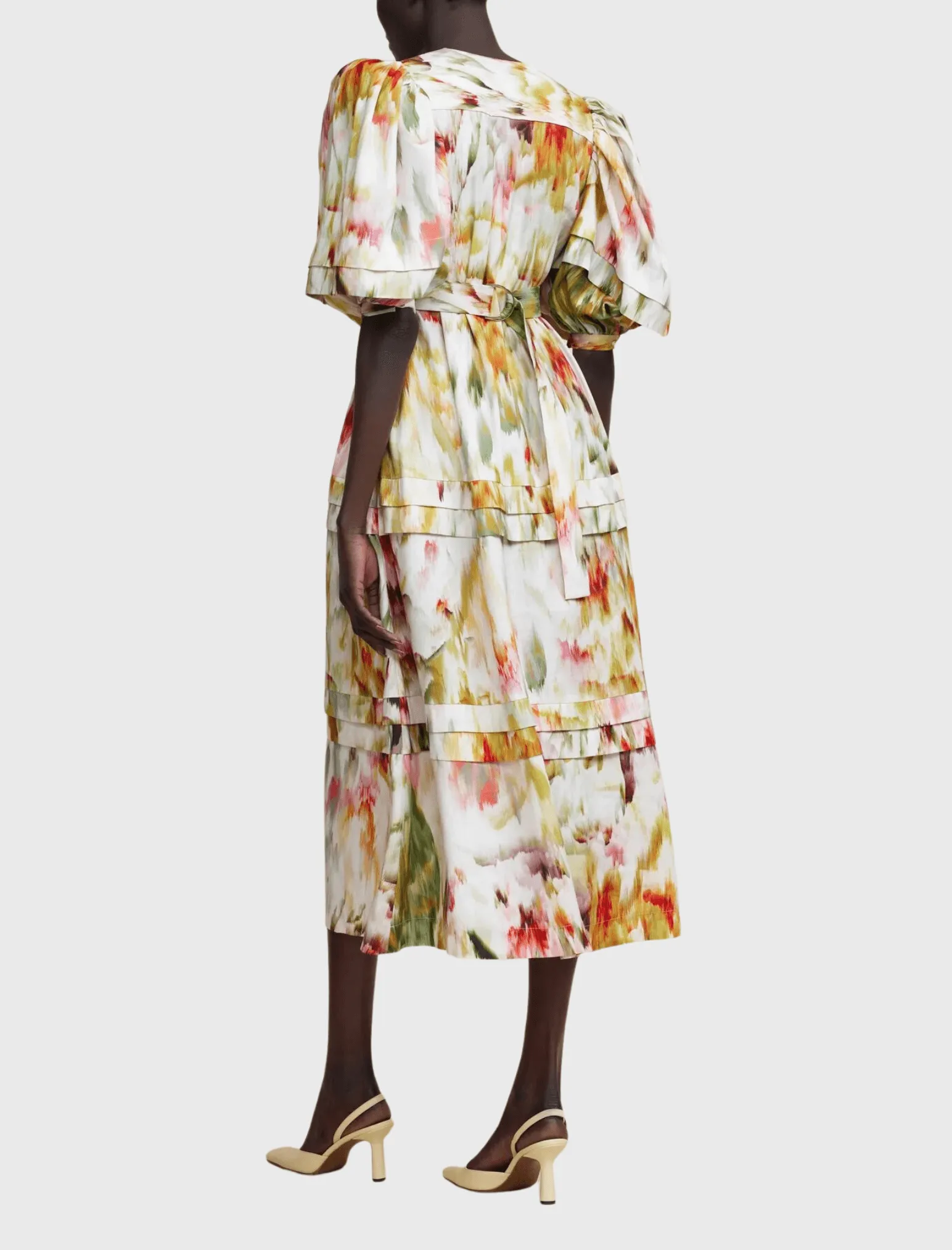Marston Short Sleeved Midi Dress