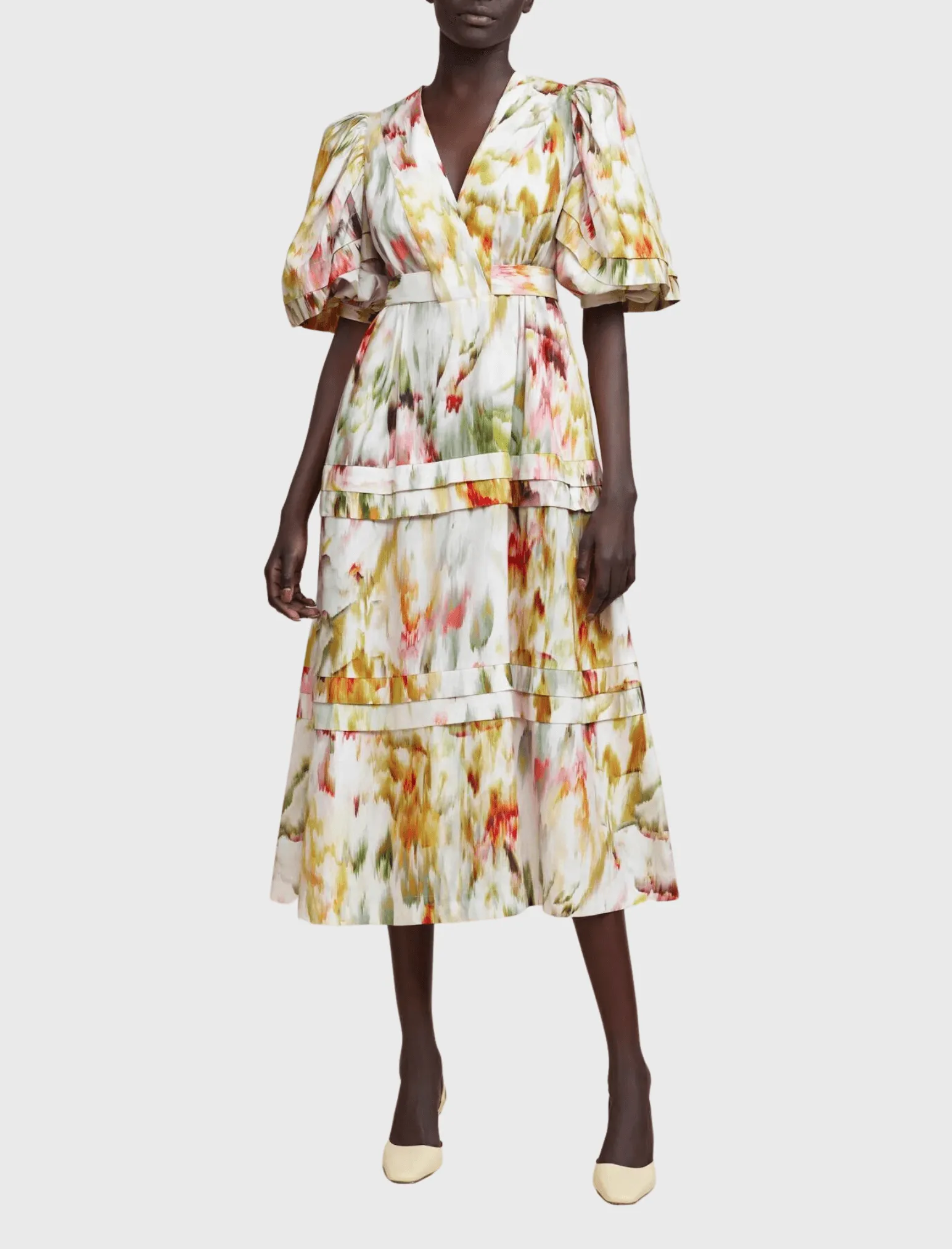 Marston Short Sleeved Midi Dress