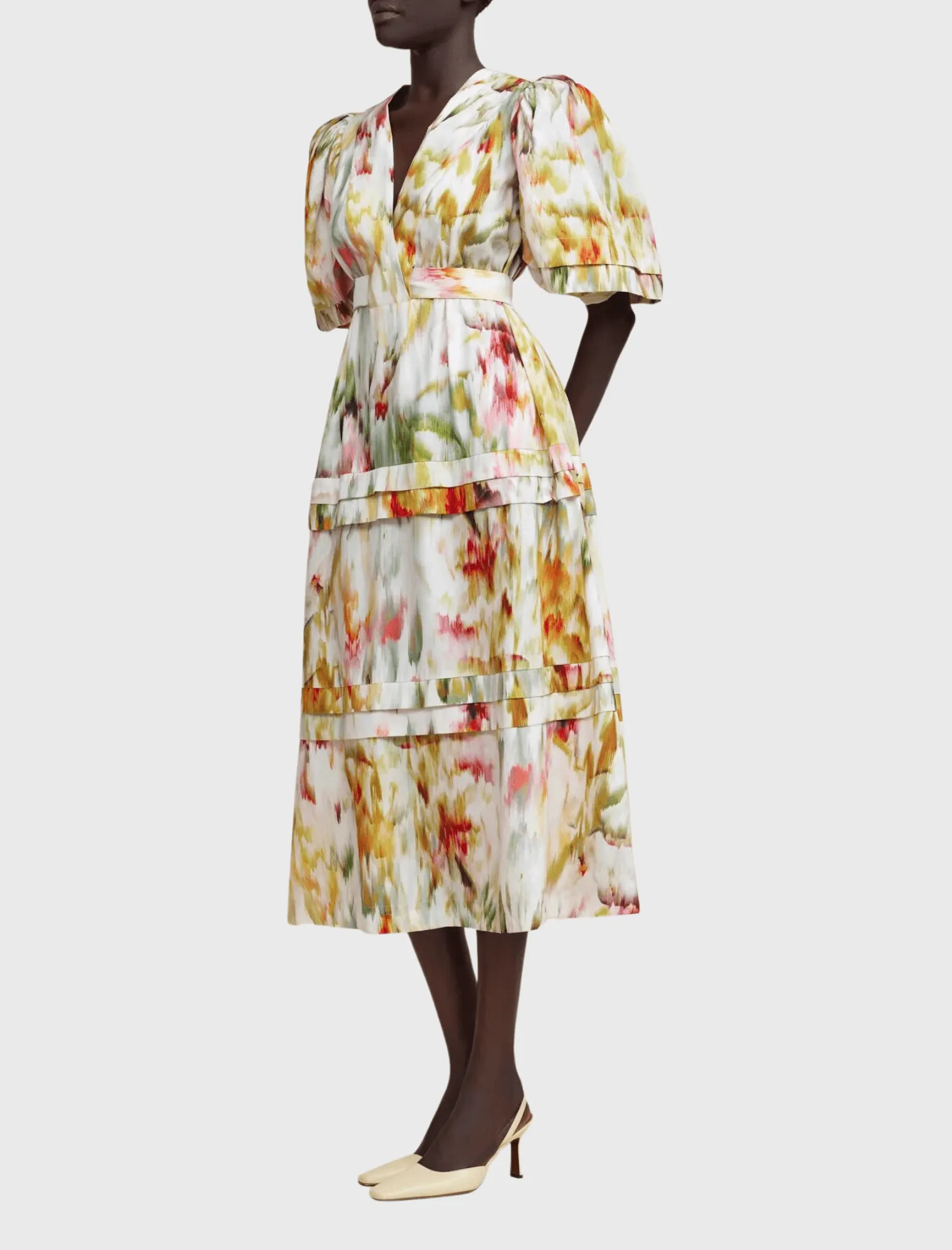 Marston Short Sleeved Midi Dress