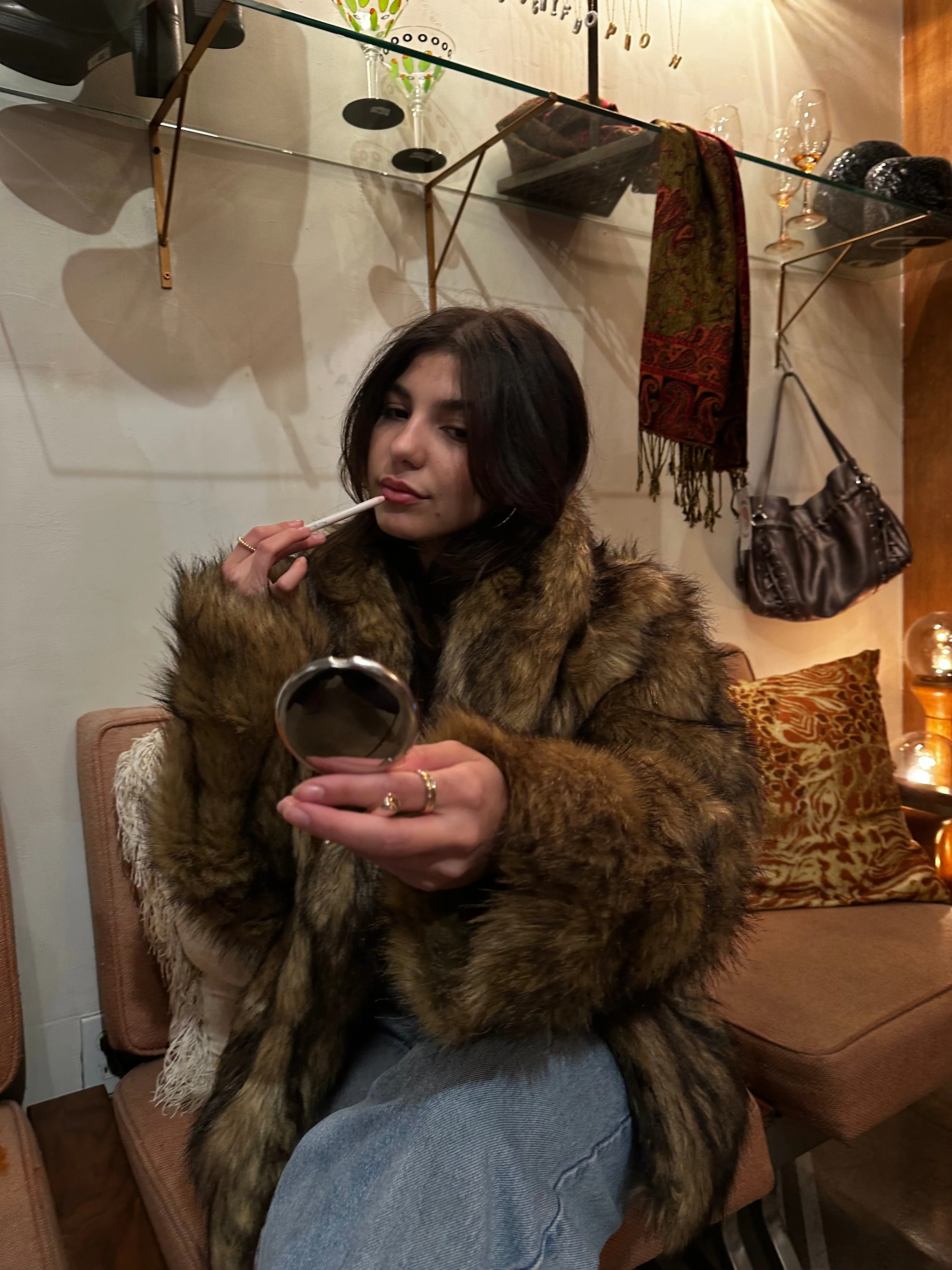 Mob Princess Faux Fur Coat
