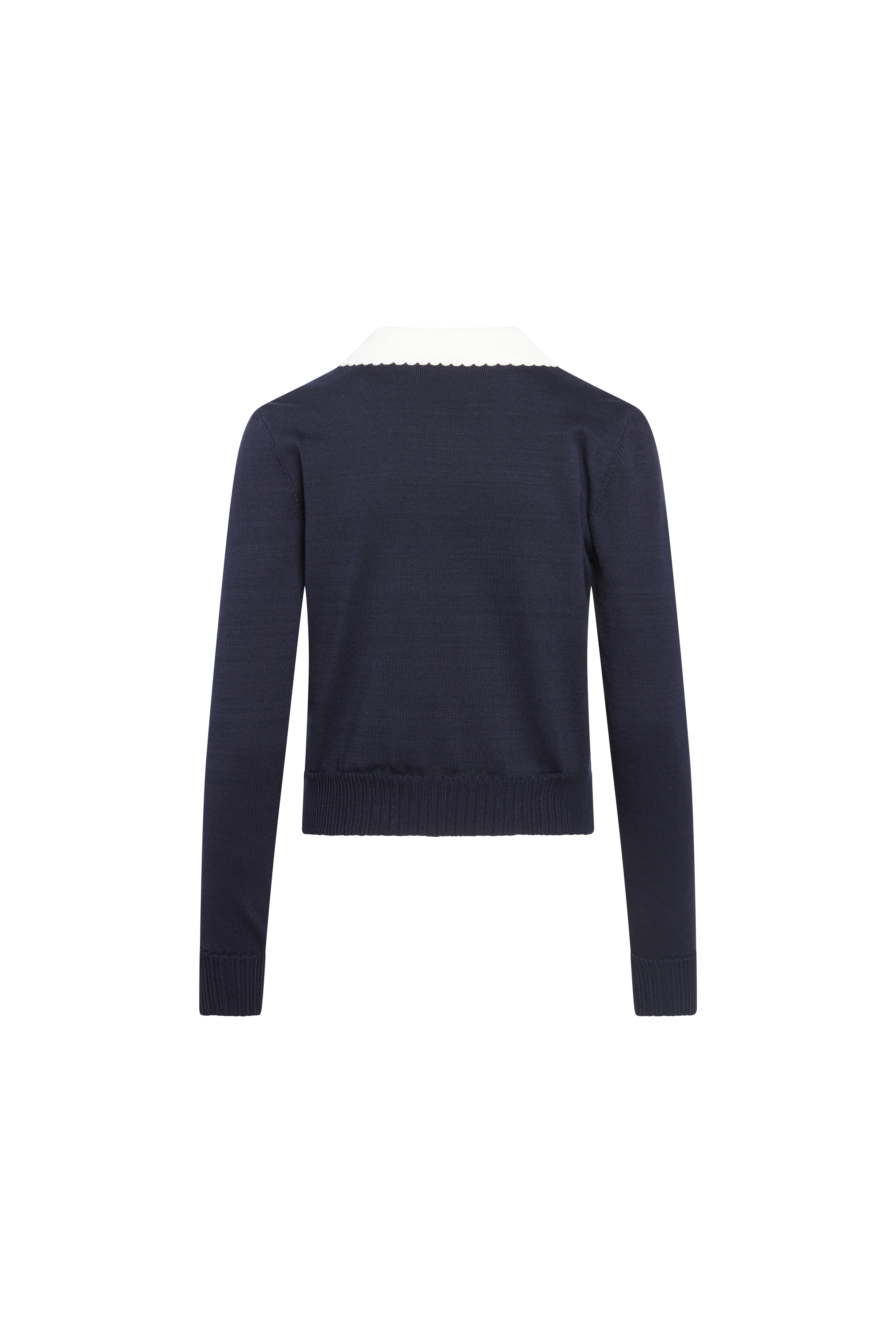 MS. PENNYWORTH CARDIGAN NAVY LONG