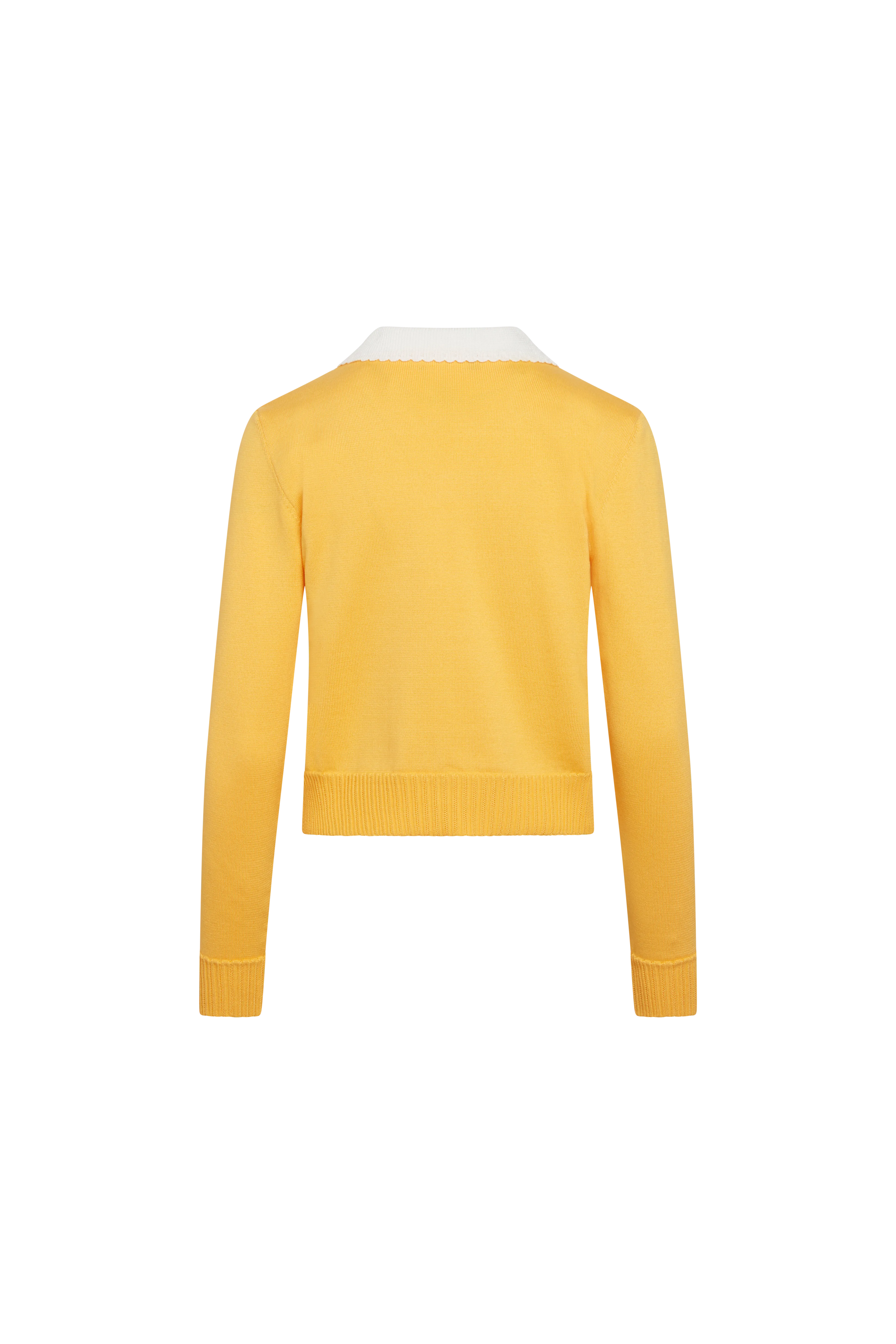 MS. PENNYWORTH CARDIGAN YELLOW LONG