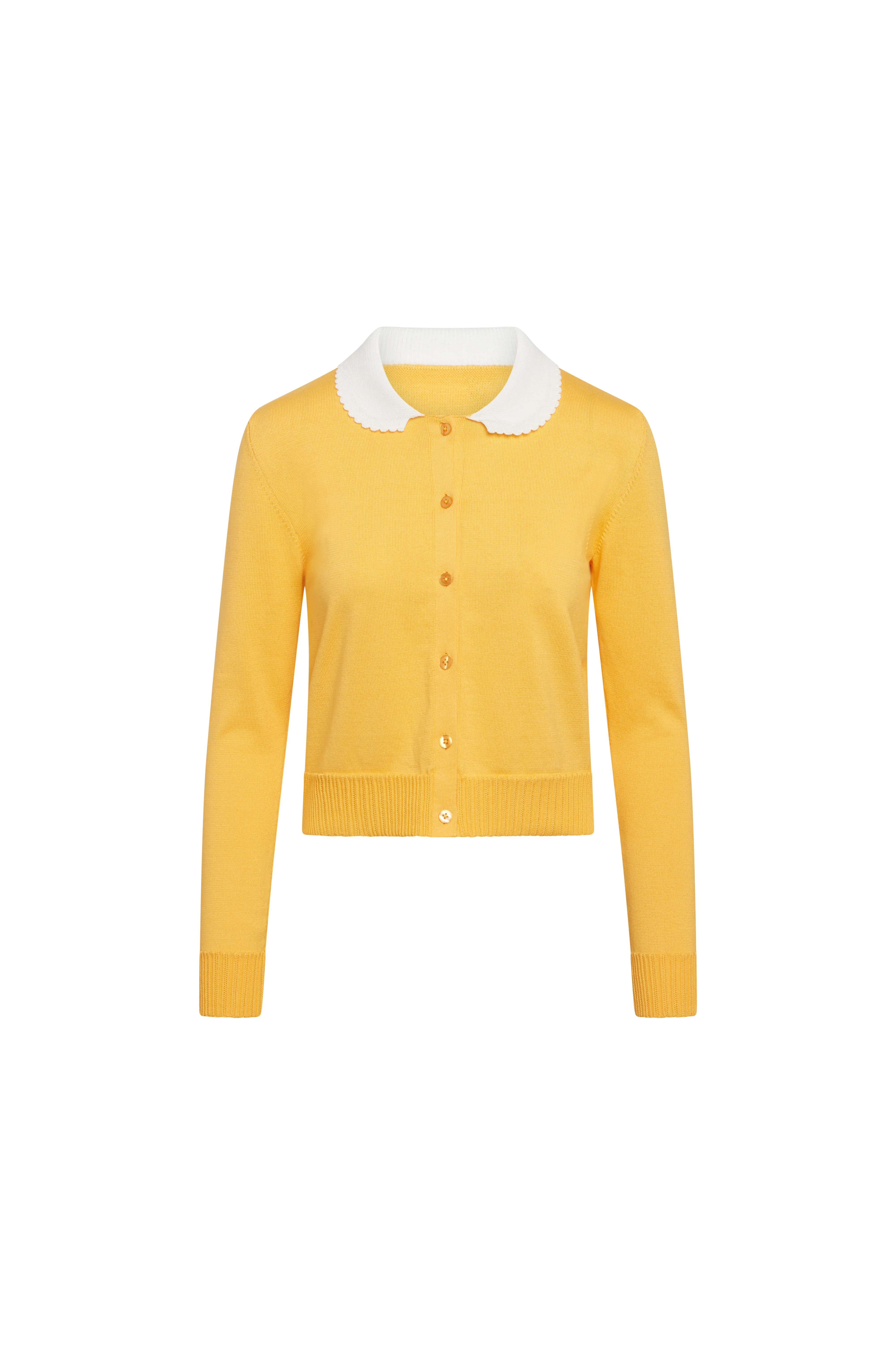 MS. PENNYWORTH CARDIGAN YELLOW LONG