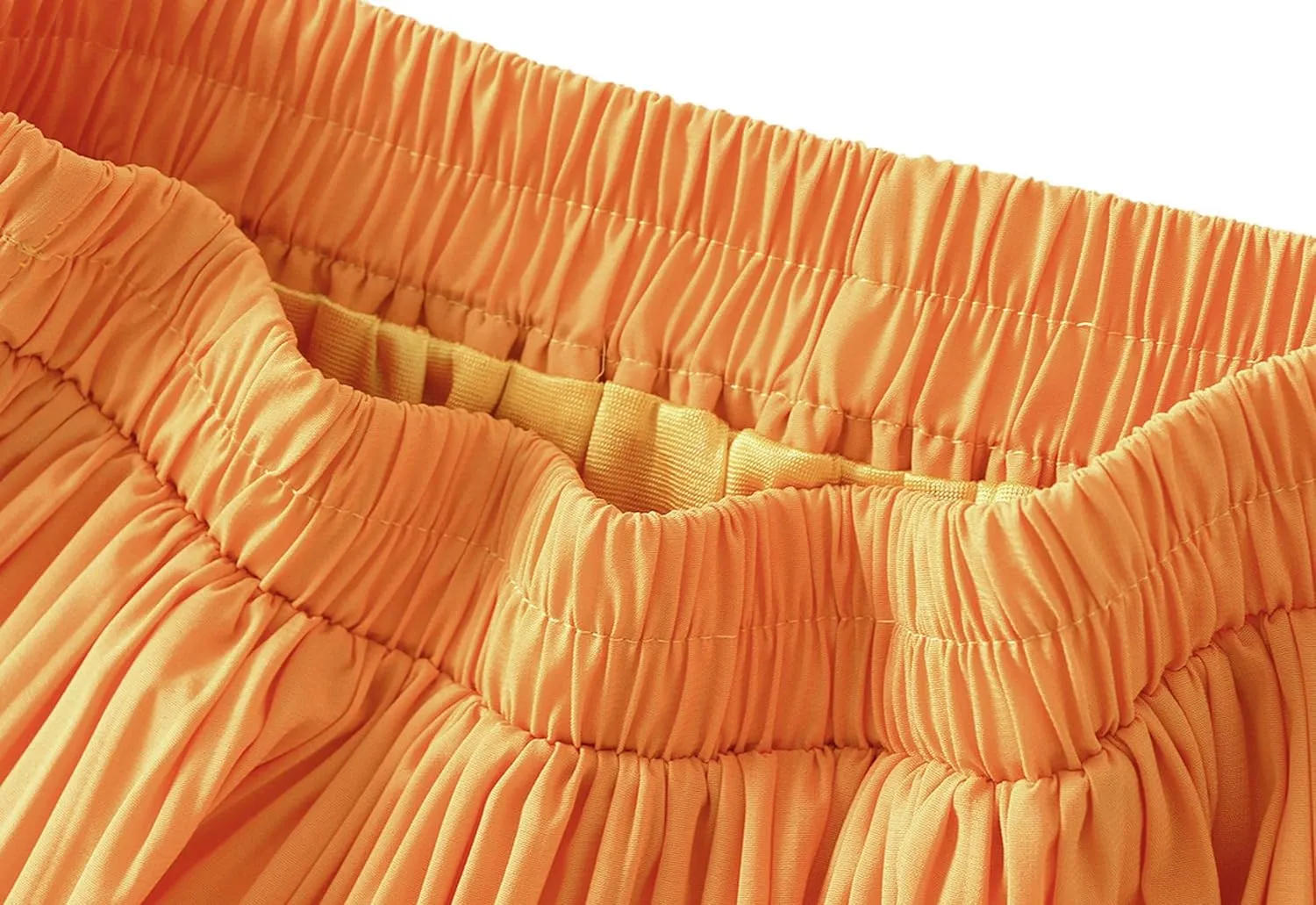 Multi-Layers Ruffle Skirt for Women A-line Flared Midi Tutu Pleated Skirts Fashion Party Wedding Skirt
