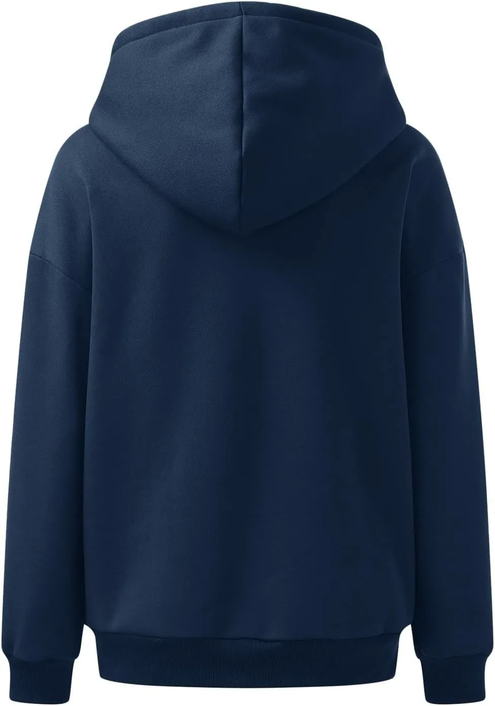 Oversized Womens Sweatshirts Half Zip Pullover Teen Girls Fall Casual Loose Solid Long Sleeve Hooded Sweatshirts Y2k Clothes