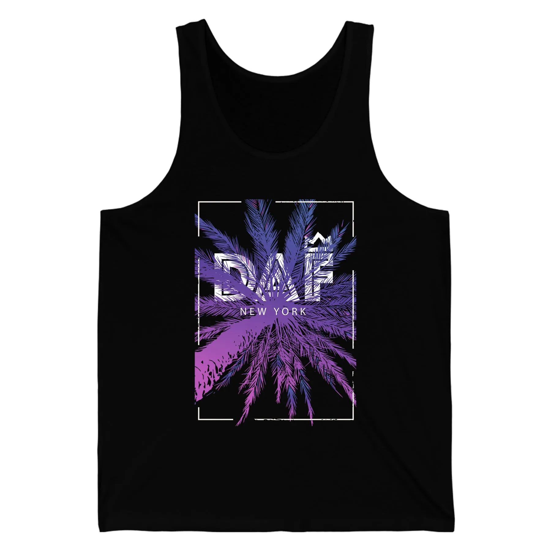 Purple Haze Palm Tank Top