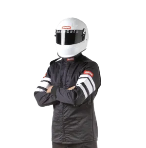 RaceQuip Multi Layer Fire Suit Jacket - Black - XL - 121006