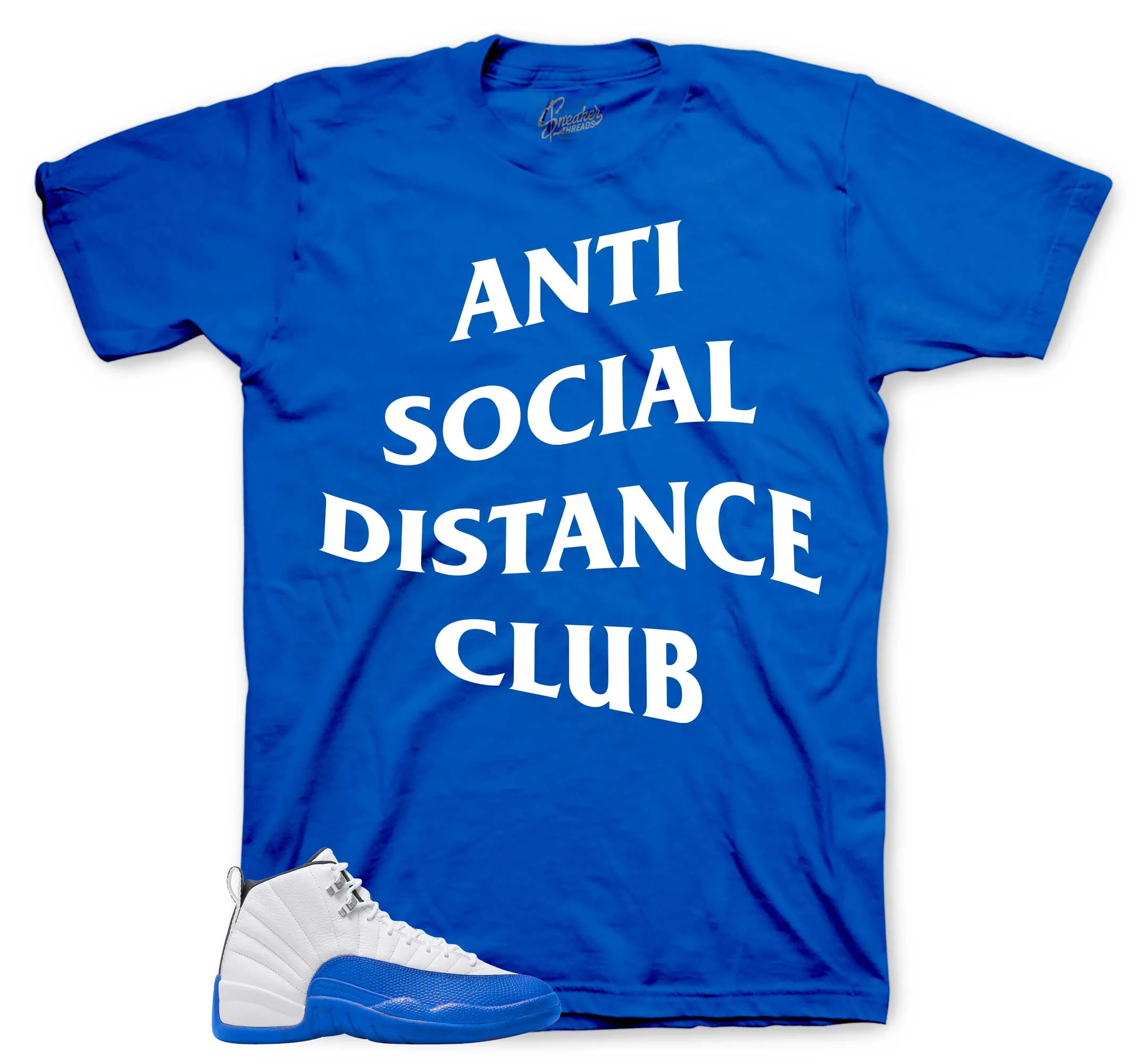 Retro 12 Blueberry Social Distance Shirt