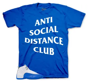 Retro 12 Blueberry Social Distance Shirt