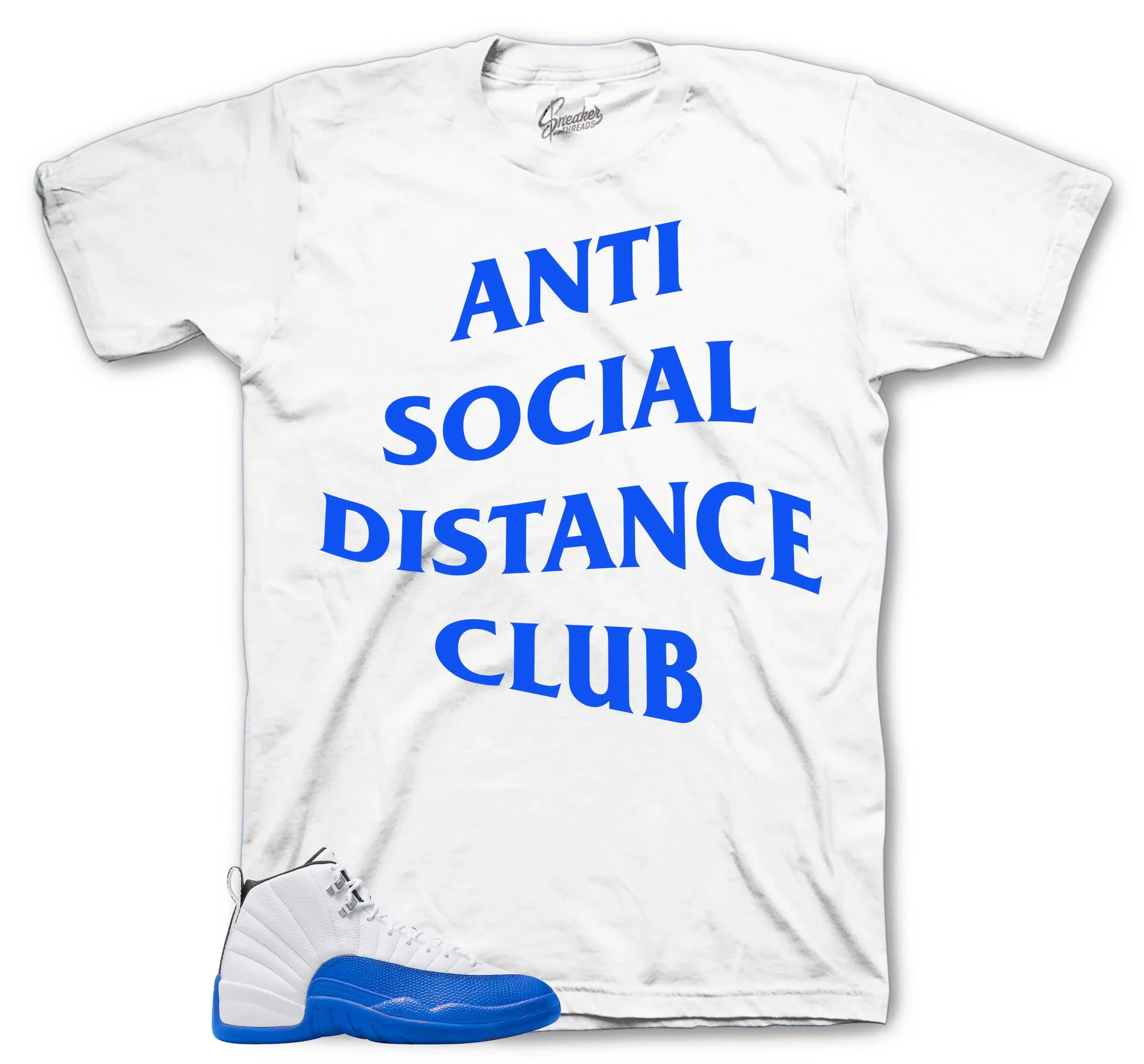 Retro 12 Blueberry Social Distance Shirt
