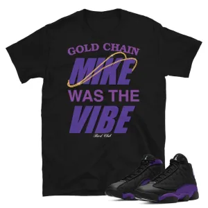 Retro 13 Court Purple Shirt