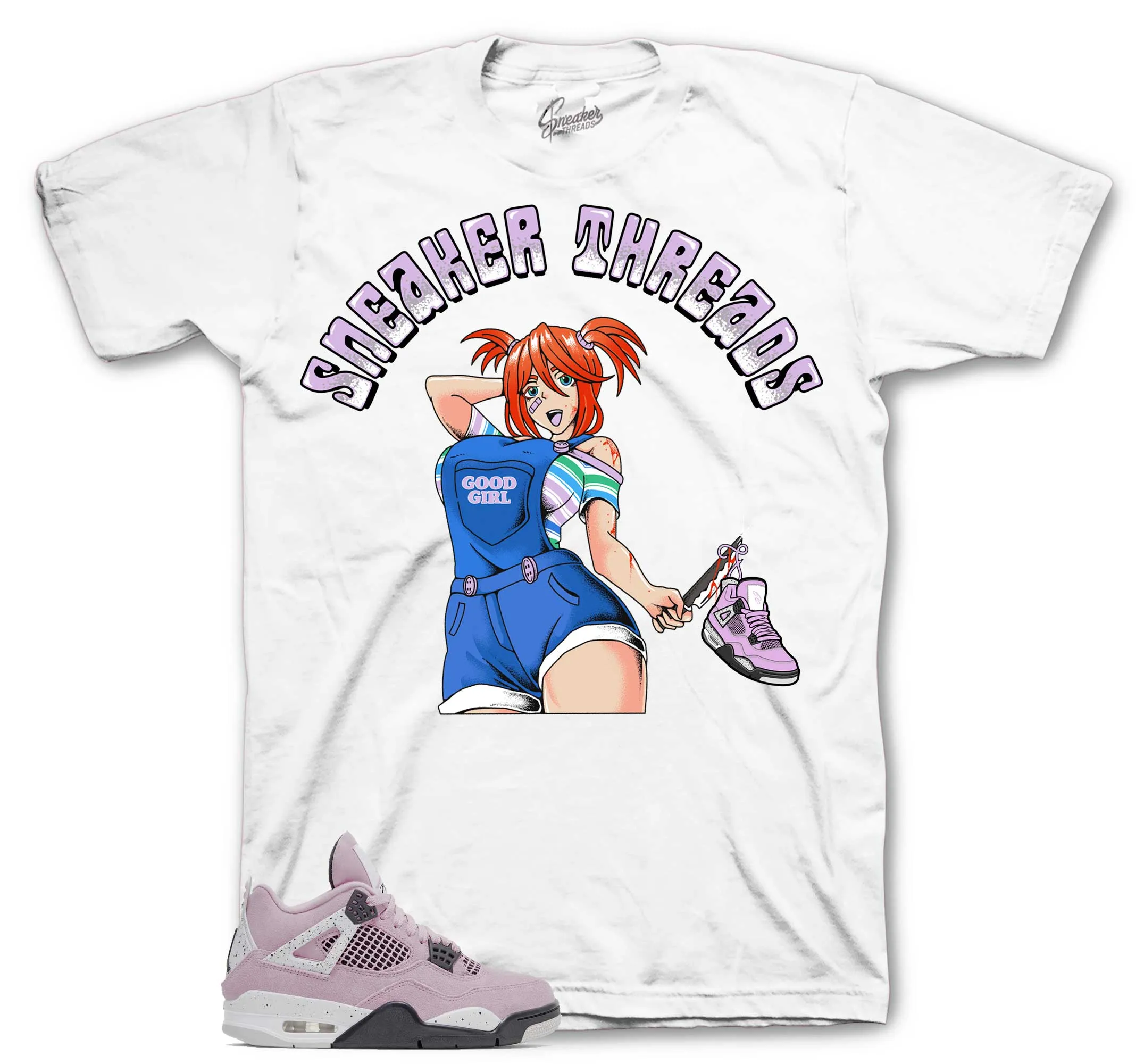 Retro 4 Orchid Good Girl Shirt