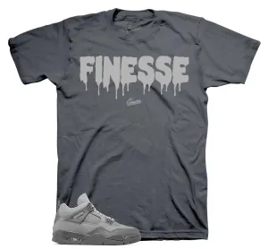 Retro 4 Wet Cement Finesse Shirt
