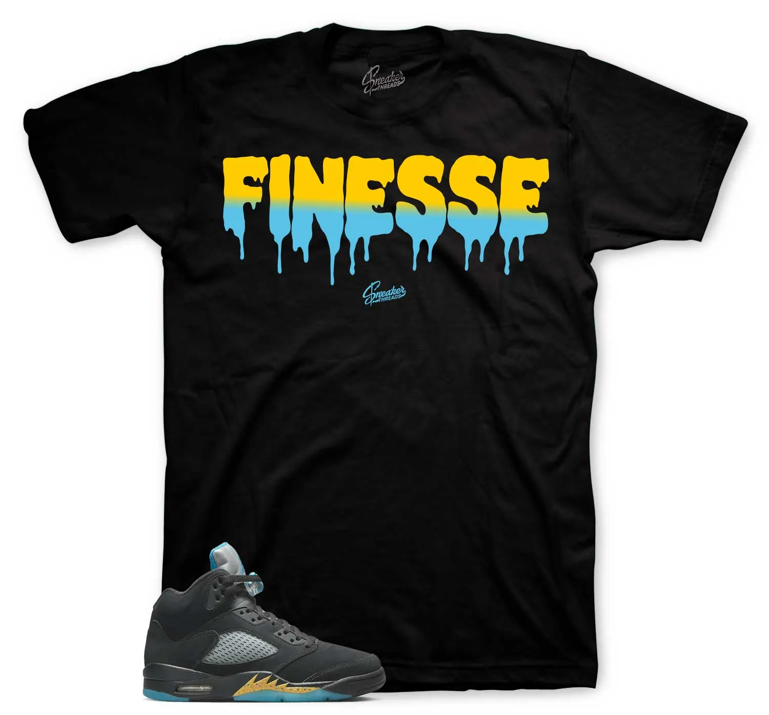 Retro 5 Aqua Finesse Shirt