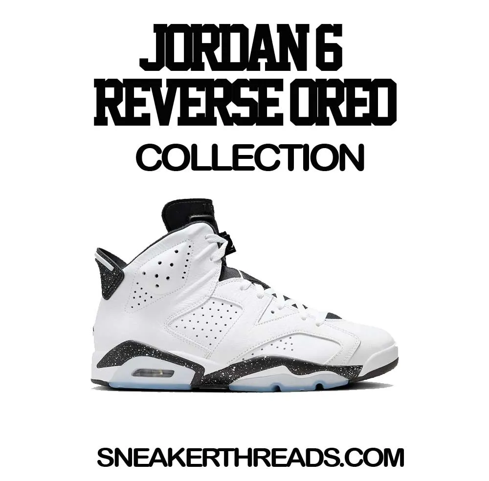 Retro 6 White Black Baby Shirt