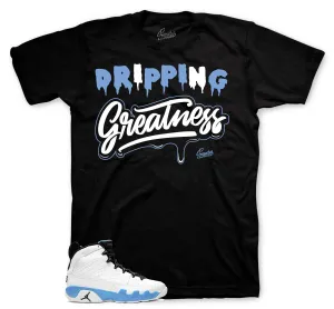 Retro 9 Powder Blue Drip Greatness Shirt