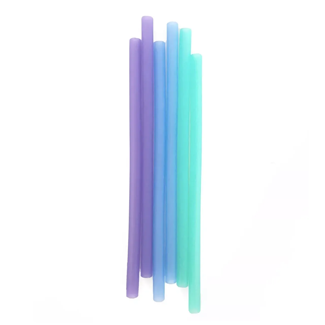 Reusable Silicone Straws - Blue Ombre by GoSili