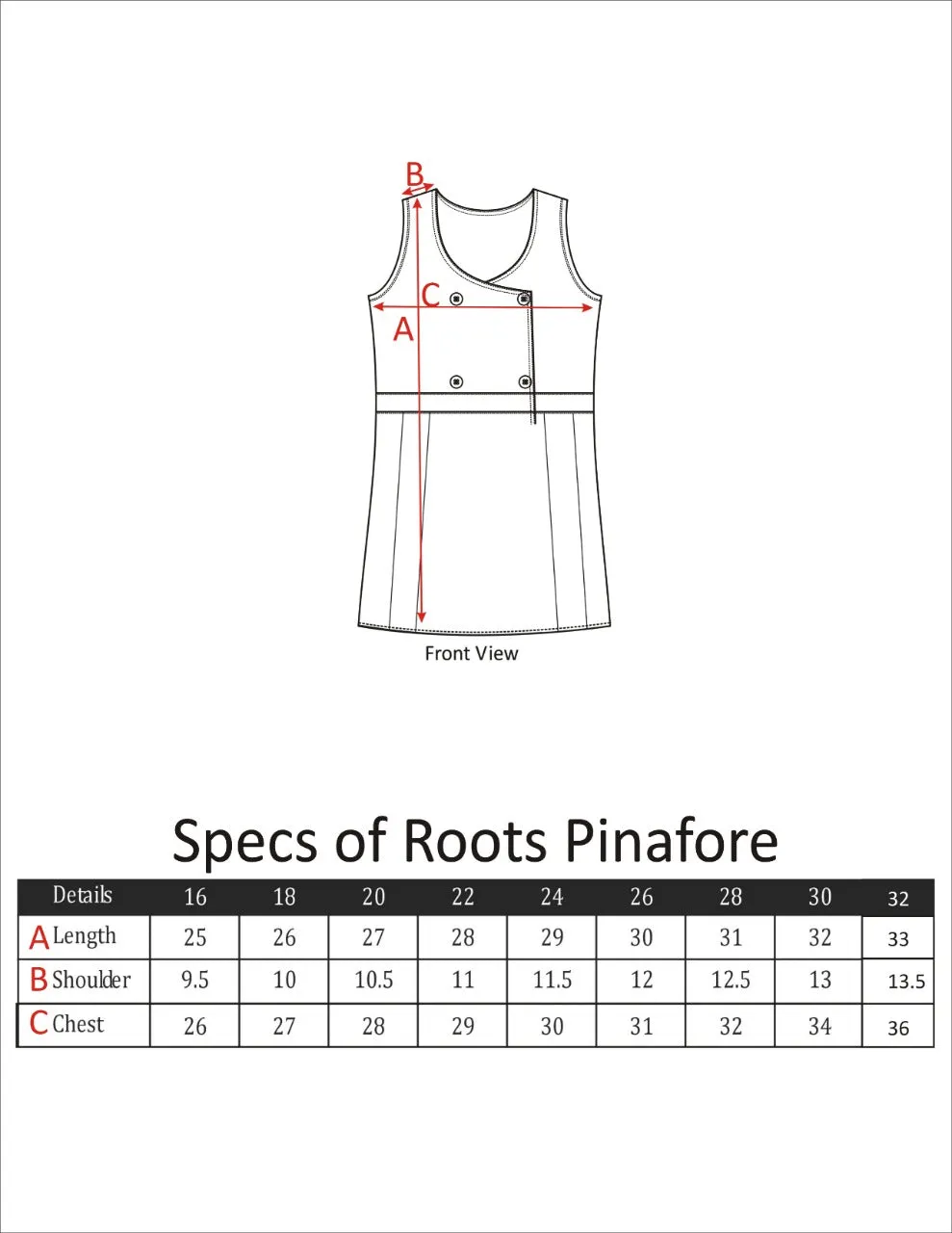 ROOTS PINAFORE BEIGE (GIRLS)