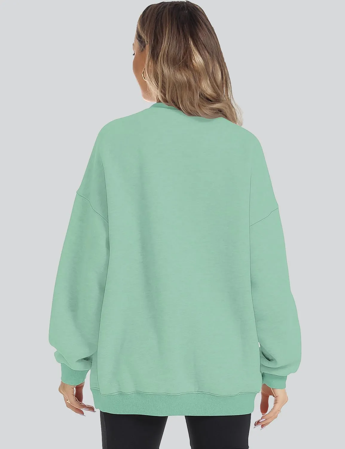 ROYLAMP Womens Oversized Sweatshirts Hoodies Fleece Crewneck Pullover Sweaters Top Fall Fashion Outfits Clothes 2025