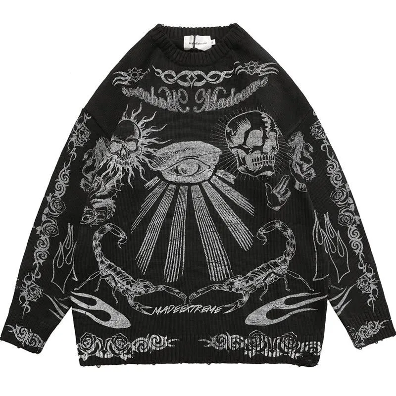 Scorpion's Eye Knitted Sweater