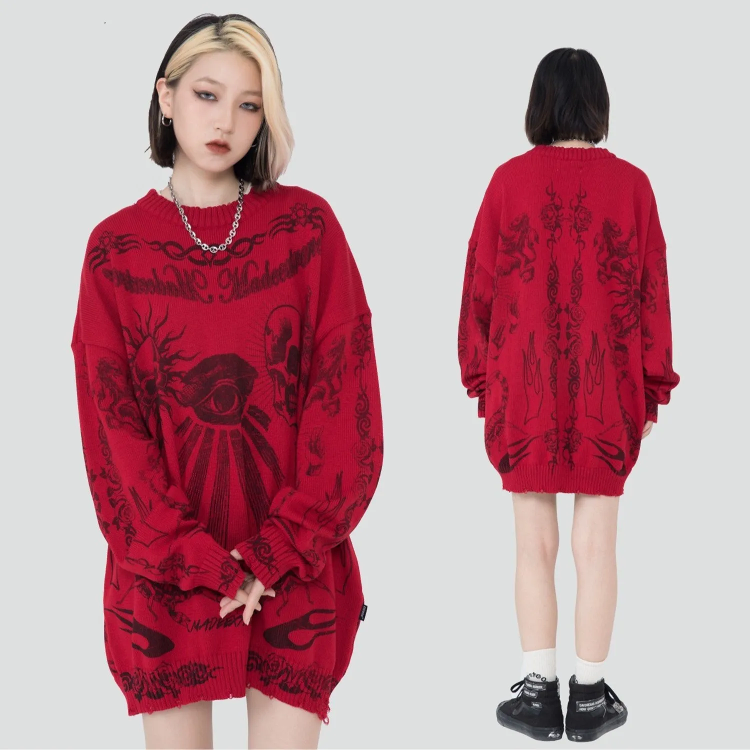 Scorpion's Eye Knitted Sweater