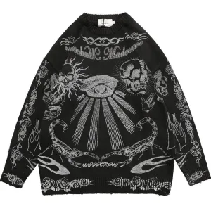 Scorpion's Eye Knitted Sweater