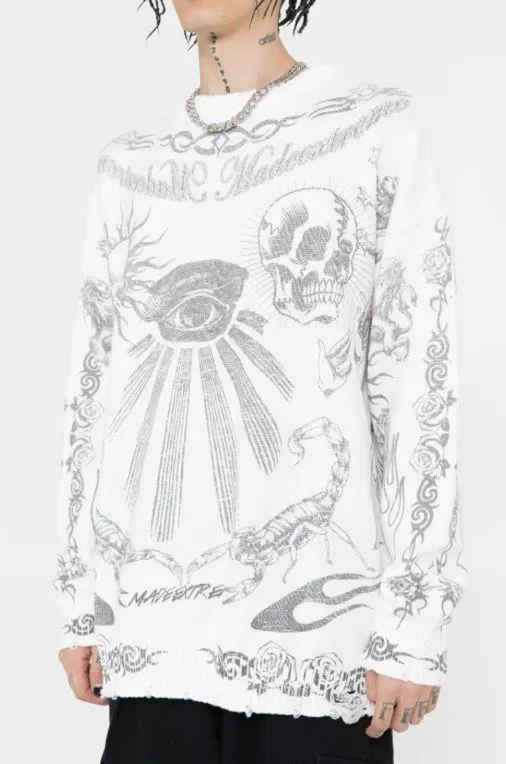 Scorpion's Eye Knitted Sweater