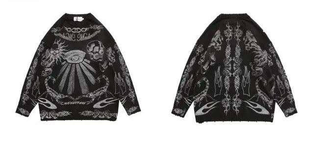 Scorpion's Eye Knitted Sweater
