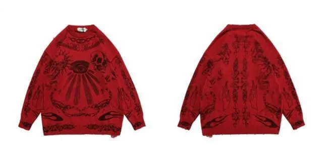 Scorpion's Eye Knitted Sweater