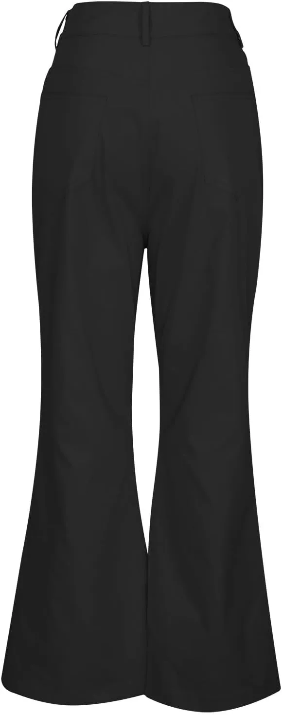 Slim Fit Skinny Bell Bottom Suit Pants for Men 60s 70s Retro Trousers Mens Comfortable Stretch Flared Pants for Disco Party