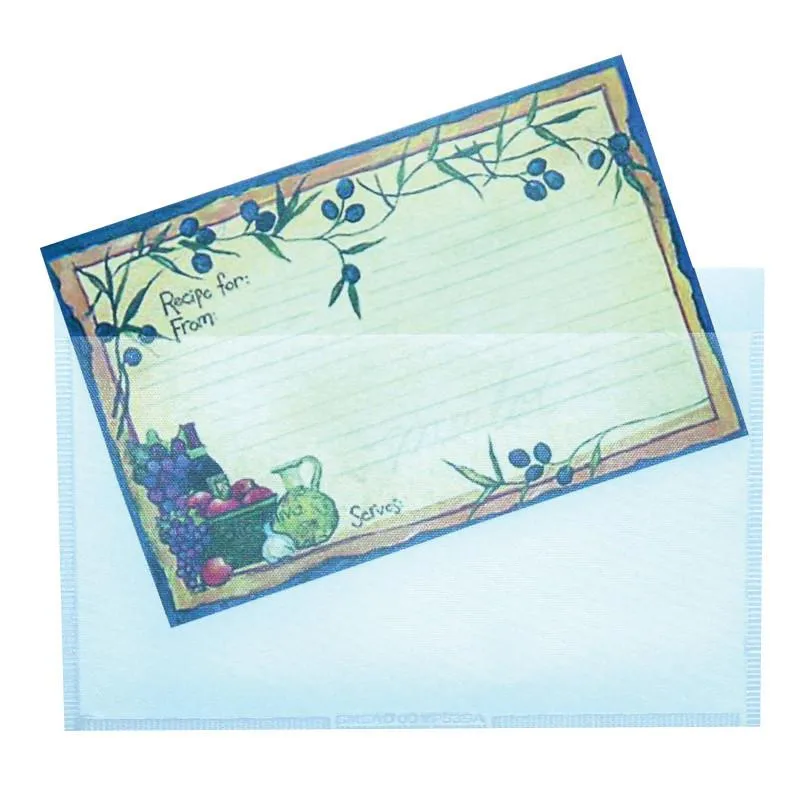 Smead Self-Adhesive Poly Pocket, Index Card Size (5-5/16" W x 3-5/8" H), Clear 100 Per Box (68153)