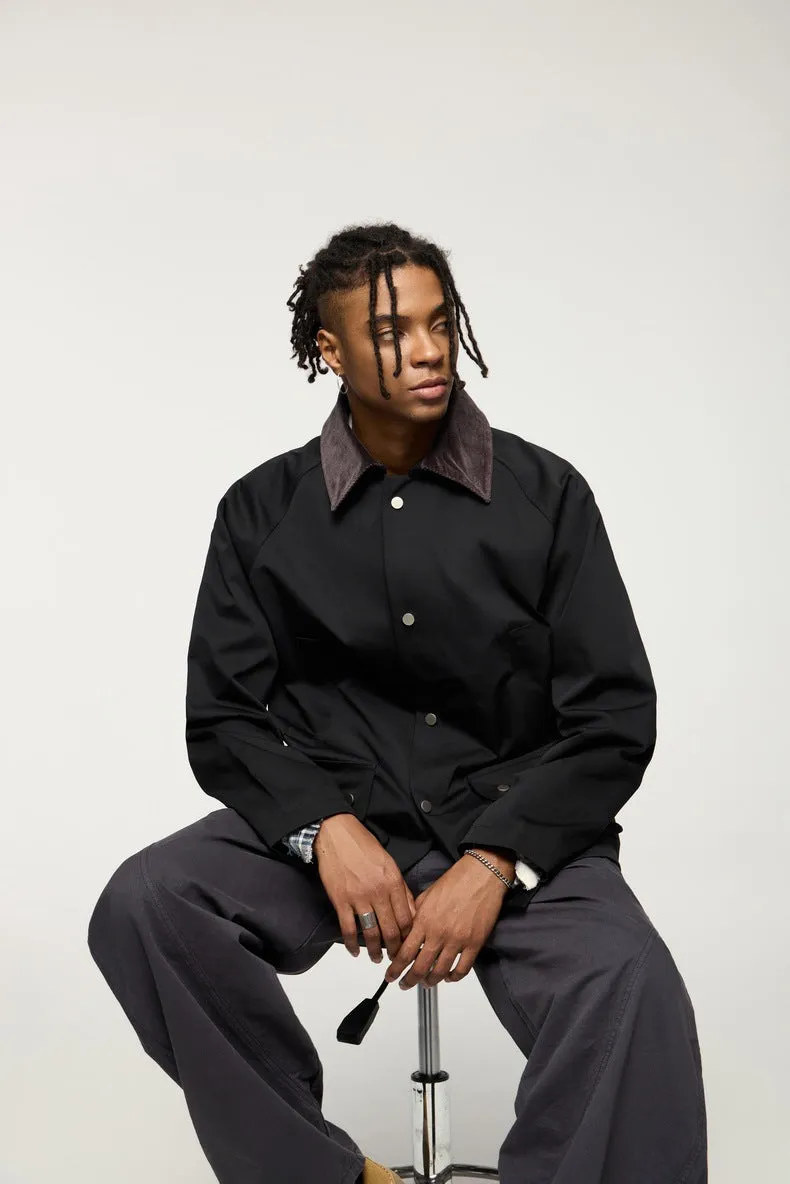 Stylish Pocketed Oversized Button-Up Field Jacket