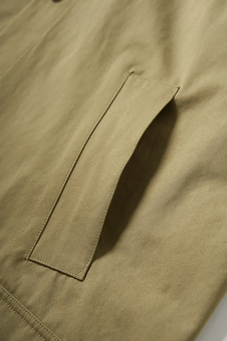 Stylish Pocketed Oversized Button-Up Field Jacket