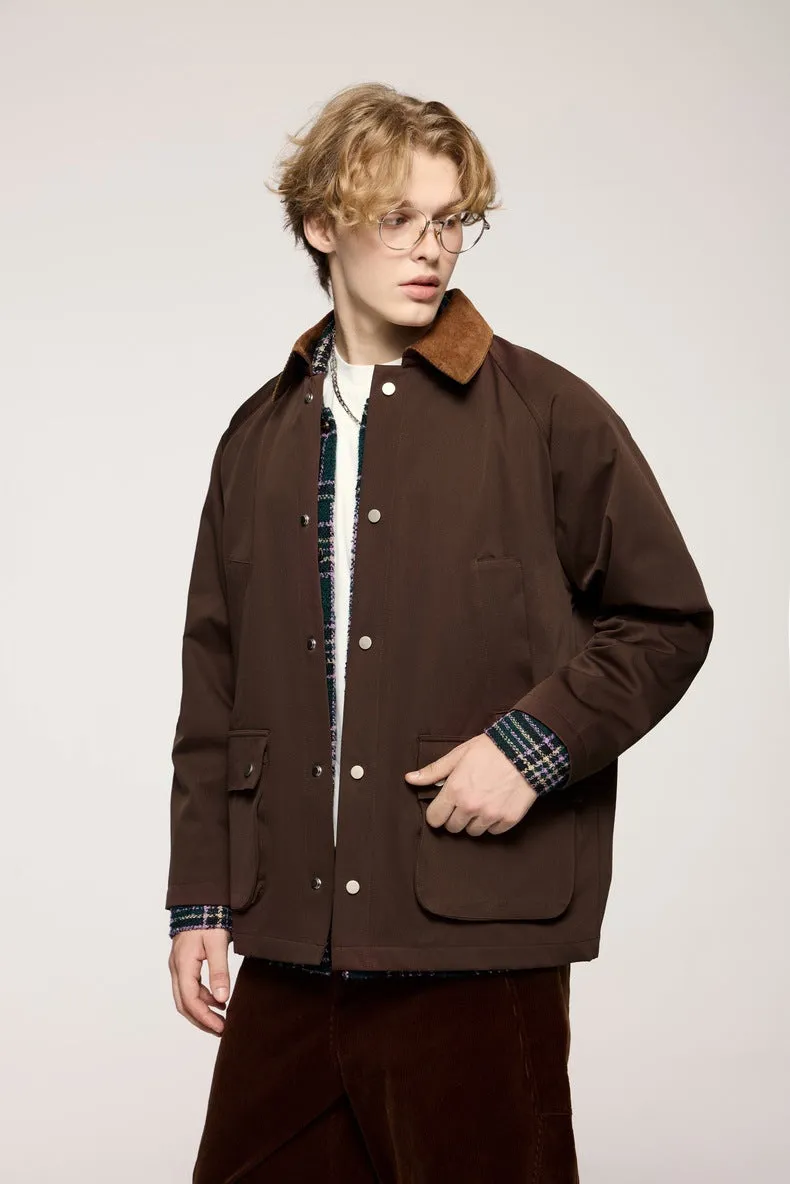 Stylish Pocketed Oversized Button-Up Field Jacket