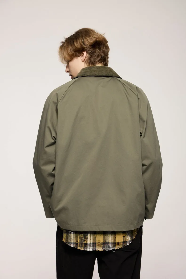 Stylish Pocketed Oversized Button-Up Field Jacket