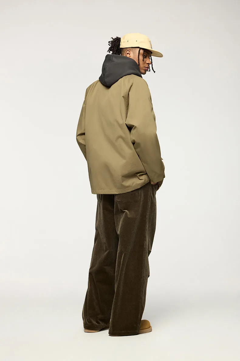 Stylish Pocketed Oversized Button-Up Field Jacket