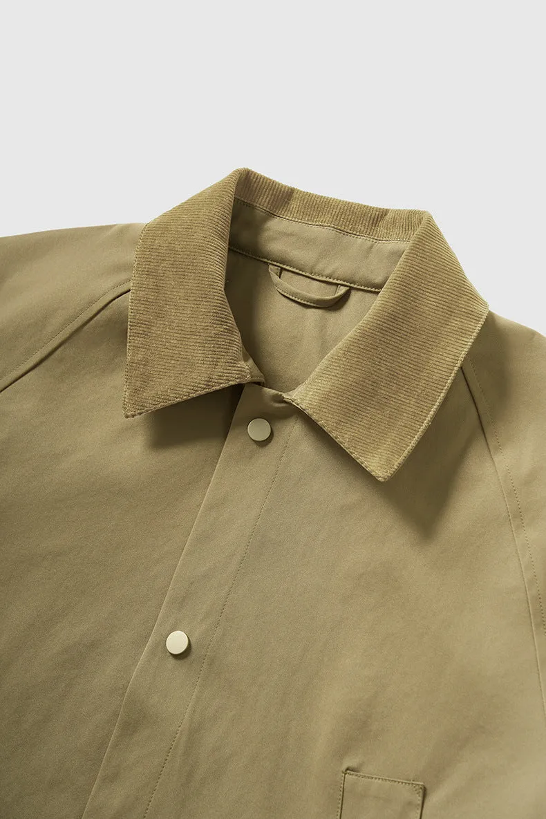 Stylish Pocketed Oversized Button-Up Field Jacket
